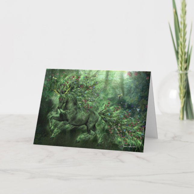 Tarjeta Festiva Naturaleza Kami (Anverso)