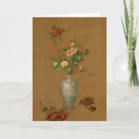Naturaleza muerta floral imperial china de Castigl