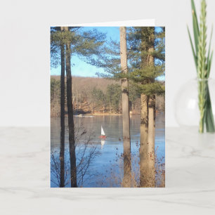 Tarjeta Festiva Navegación por el lago: