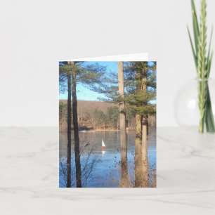 Tarjeta Festiva Navegación por el lago: