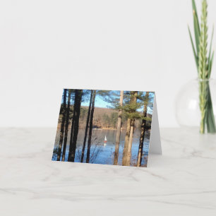 Tarjeta Festiva Navegación por el lago: