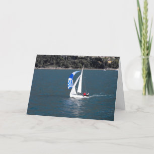Tarjeta Festiva Navegación por el lago de Garda, Italia