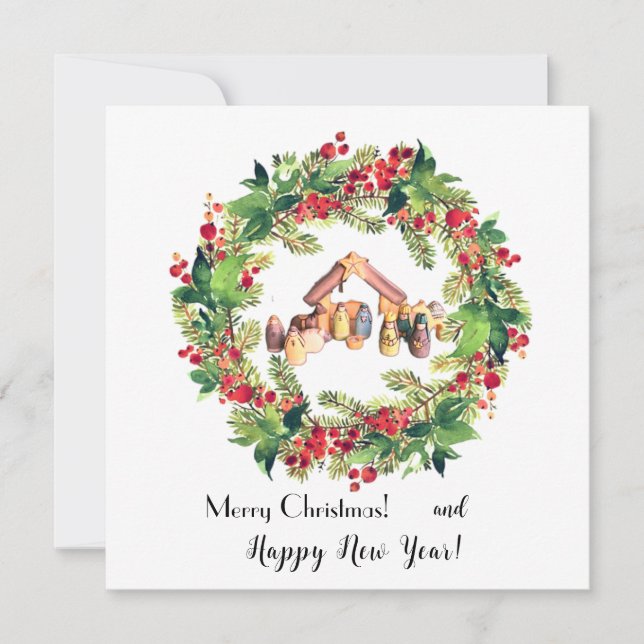 Tarjeta Festiva ¡Navidad! (Anverso)