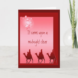 Tarjeta Festiva Navidad, Canción, Himno Magos, Estrella,