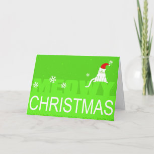 Tarjeta Festiva ¡Navidad de Meowy!