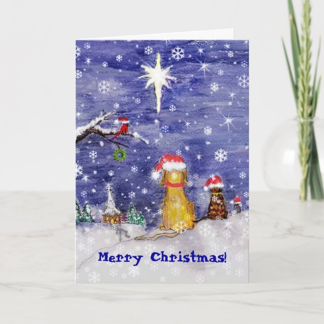 Tarjeta Festiva NAVIDAD, ¡Feliz Navidad! (Anverso)