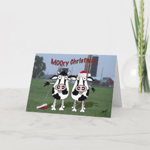 Tarjeta Festiva ¡Navidad MOOry!