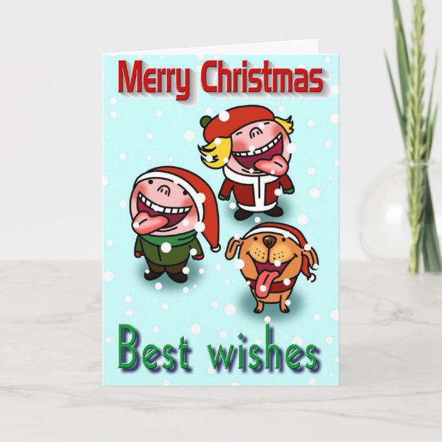 Tarjeta Festiva Navidades (Anverso)