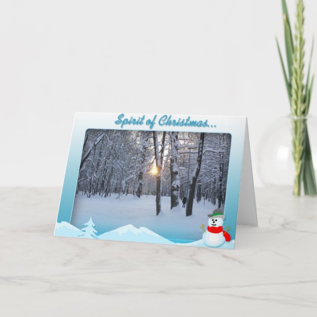 Tarjeta Festiva Navidades (Anverso)