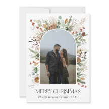 Navidades 1 arco fotográfico acuarela floral botán