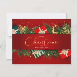 Tarjeta Festiva navidades 20