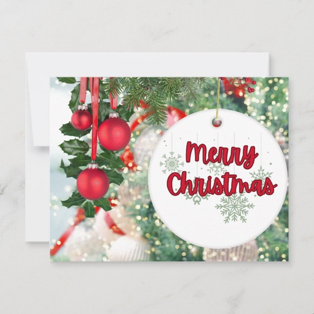 TARJETA FESTIVA NAVIDADES 3 (Anverso)