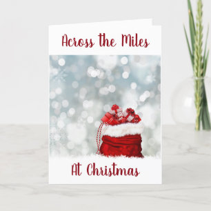 TARJETA FESTIVA NAVIDADES *A TRAVÉS DE LOS MILLAS*