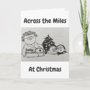 TARJETA FESTIVA NAVIDADES *A TRAVÉS DE LOS MILLAS*