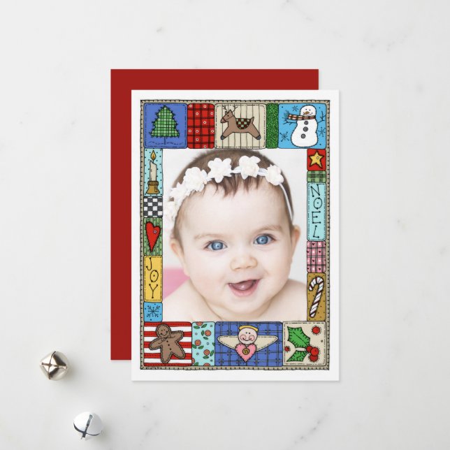 Tarjeta Festiva Navidades acogedores y acalorados | Una foto (Anverso/Reverso In Situ)