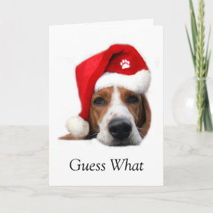 Tarjeta Festiva Navidades Adivinan Qué