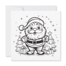 Navidades Adorables de Santa Coloración Niños Craf