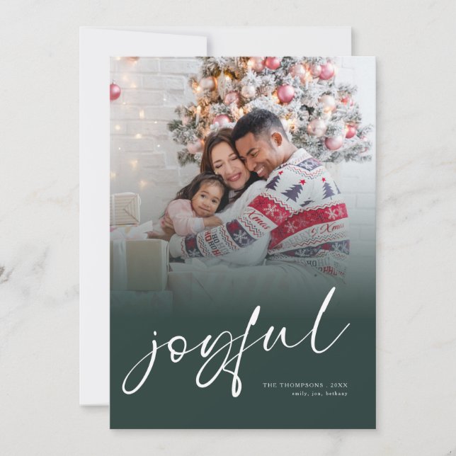 Tarjeta Festiva Navidades alegres en el calendario 2026 (Anverso)