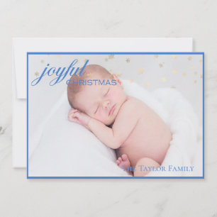 Tarjeta Festiva Navidades alegres - Festividad fotográfica de Reci
