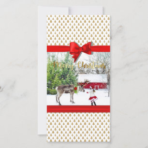 Tarjeta Festiva Navidades: Alegría y paz