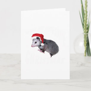 Tarjeta Festiva Navidades alucinantes de Possum