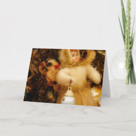 Tarjeta Festiva Navidades Angel