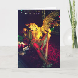 Tarjeta Festiva Navidades Angel