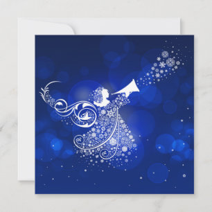 Tarjeta Festiva Navidades Angel