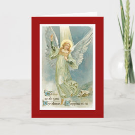 Tarjeta Festiva Navidades Angel