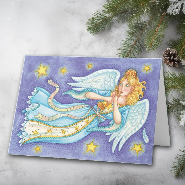 Tarjeta Festiva Navidades Angel (Subido por el creador)