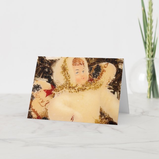Tarjeta Festiva Navidades Angel (Anverso)