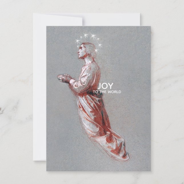 Tarjeta Festiva Navidades Angel Joy (Anverso)