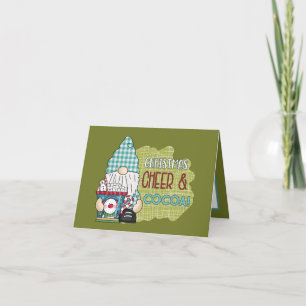 Tarjeta Festiva Navidades animan a cocoa gnome a agregar sentimien