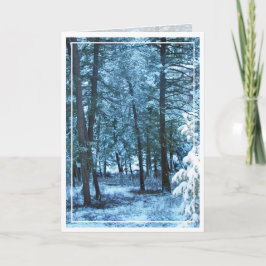 Tarjeta Festiva Navidades, Año Nuevo, vacaciones - En blanco