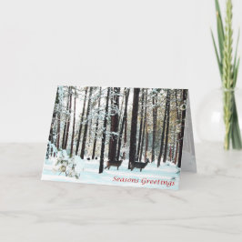Tarjeta Festiva Navidades, Año Nuevo, vacaciones - Venado