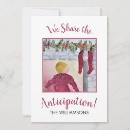 Tarjeta Festiva Navidades anticipados