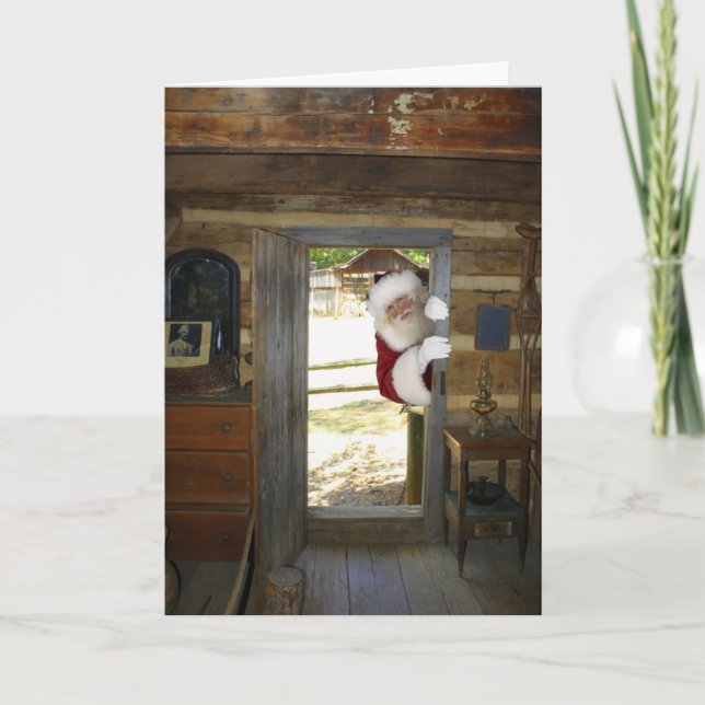 Tarjeta Festiva Navidades appalaches I (Anverso)