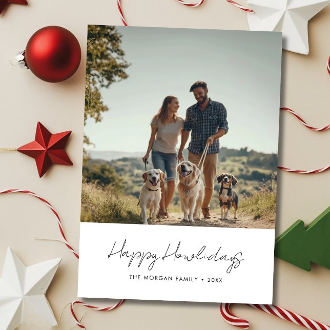 Tarjeta Festiva Navidades baratos Felices fotografías de perros de (Subido por el creador)