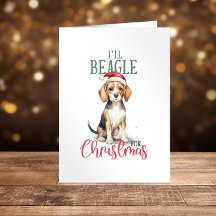 Navidades Beagal Felices Fiestas graciosas