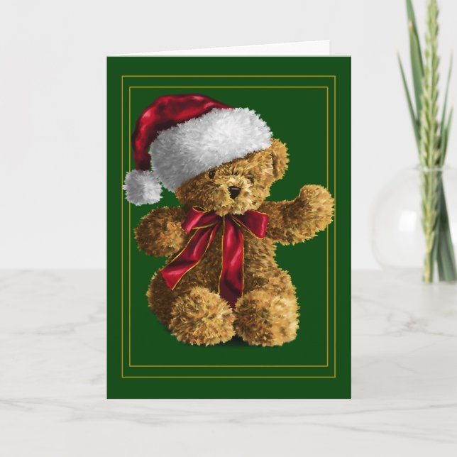 Tarjeta Festiva Navidades Beary (Anverso)