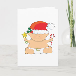Tarjeta Festiva Navidades bebés