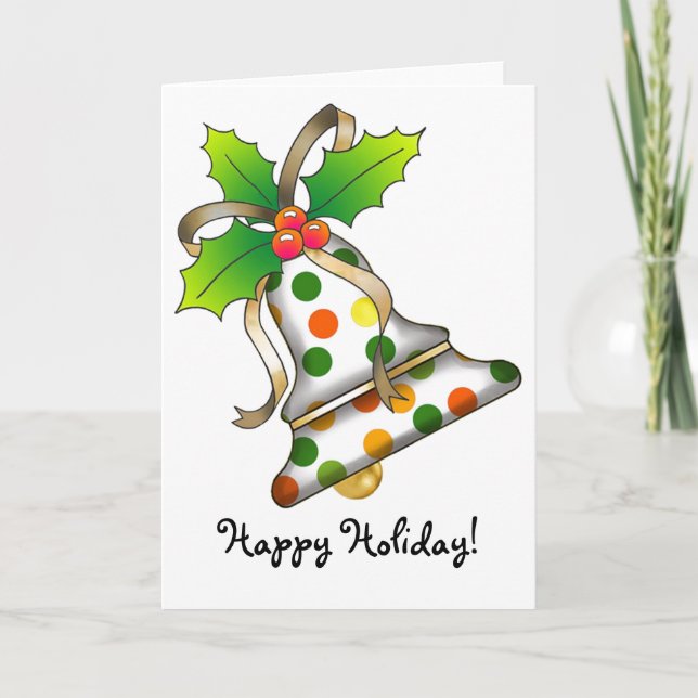 Tarjeta Festiva Navidades Bell - 12 (Anverso)