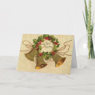 Tarjeta Festiva Navidades Bells