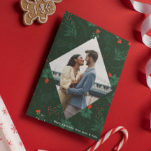 Navidades besan a Mistletoe Romántico foto Diamant