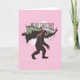 Tarjeta Festiva Navidades Bigfoot
