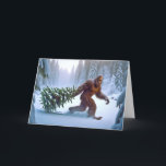 Tarjeta Festiva Navidades BIGFOOT - ÁRBOL DECORADO<br><div class="desc">Navidades de pie en bicicleta Esta carta de Navidades captura la elegancia y el encanto de la temporada de vacaciones. Gran pie, representado con un sentido de asombro y alegría, encarna la magia de esta época del año. Prepárate para compartir alegría y felicidad con nuestra exquisita tarjeta de Navidades de...</div>