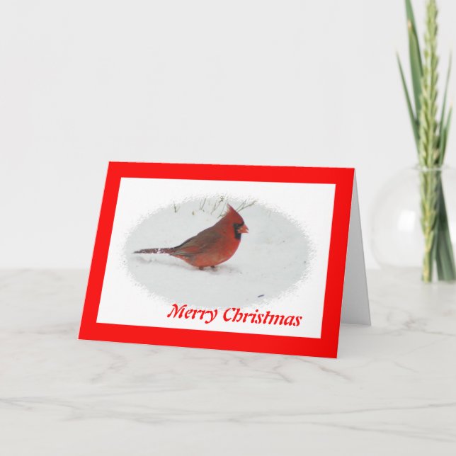 Tarjeta Festiva Navidades Bird (Anverso)