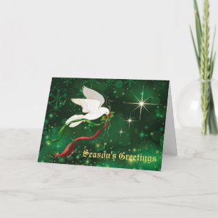 Tarjeta Festiva Navidades blancos