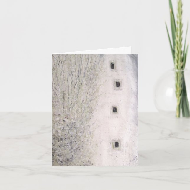 TARJETA FESTIVA NAVIDADES BLANCOS (Anverso)