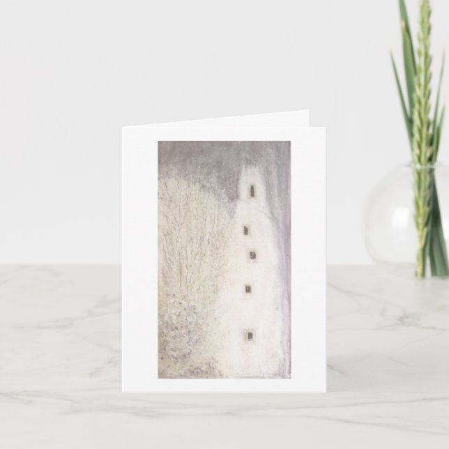 TARJETA FESTIVA NAVIDADES BLANCOS #1 (Anverso)